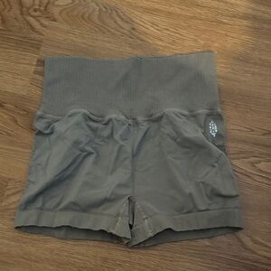 Free people good karma spandex shorts